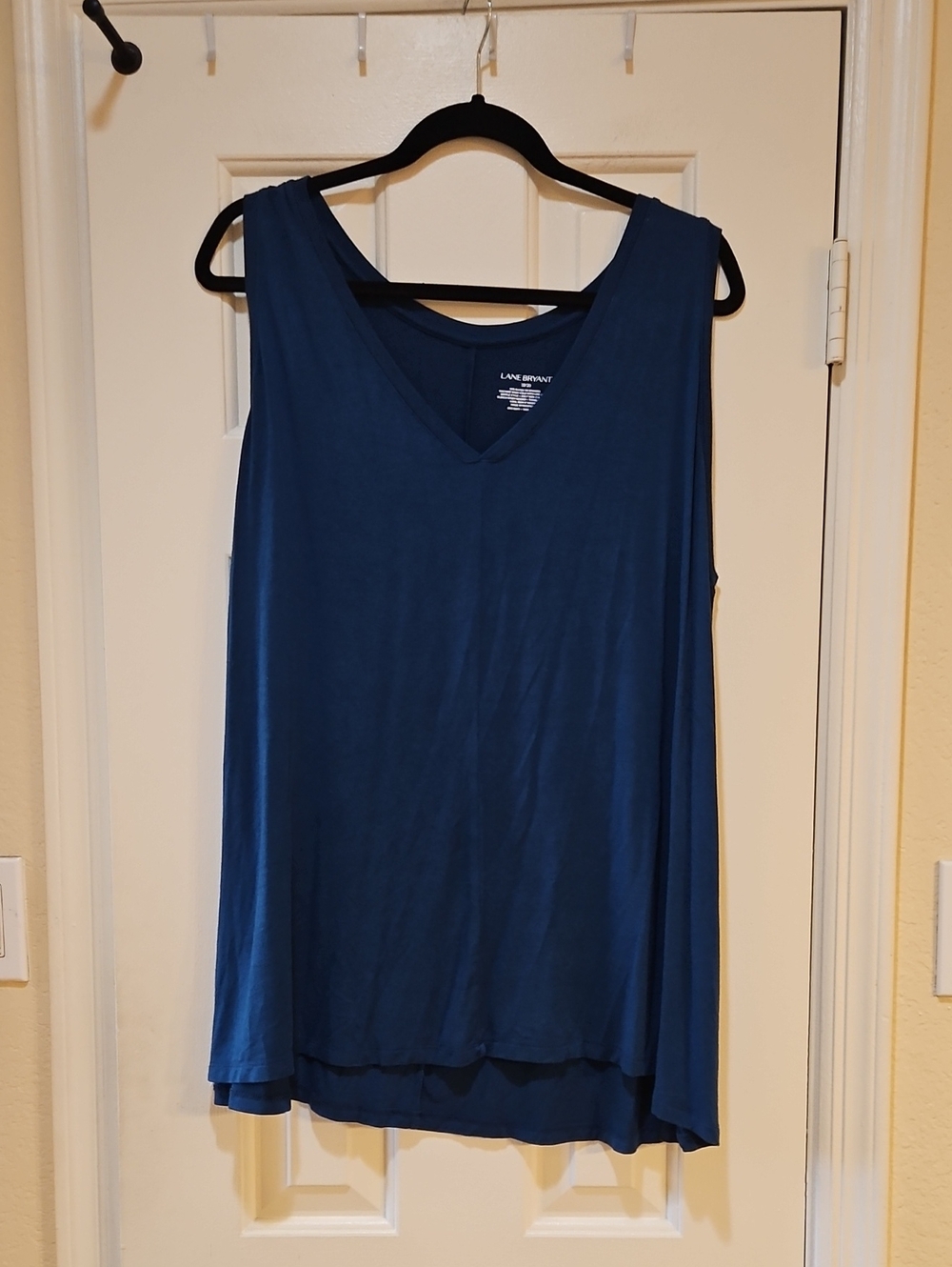 Lane Bryant Teal Blue V-Neck Sleeveless Tank